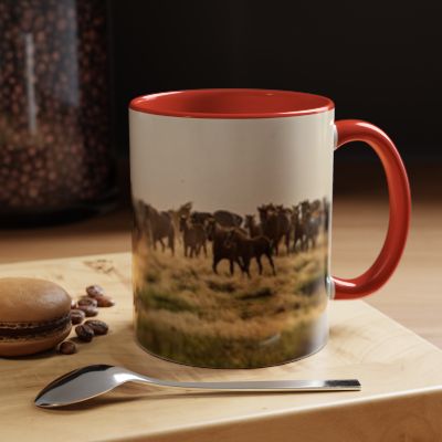 Horses Accent Coffee Mug - 11oz  | accent-coffee-mug-11-15oz.jpg