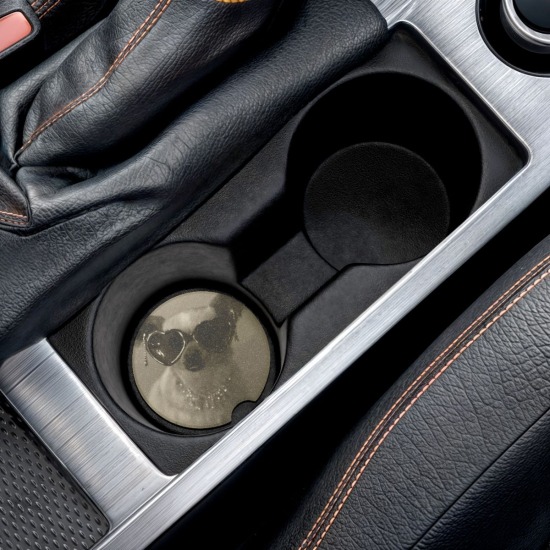  Fashion Dog Soapstone Car Coasters 