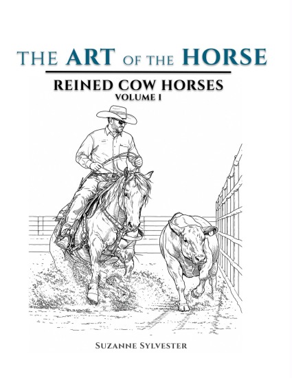 The Art of the Horse – Reined Cow Horses | Volume I (Coloring Book)